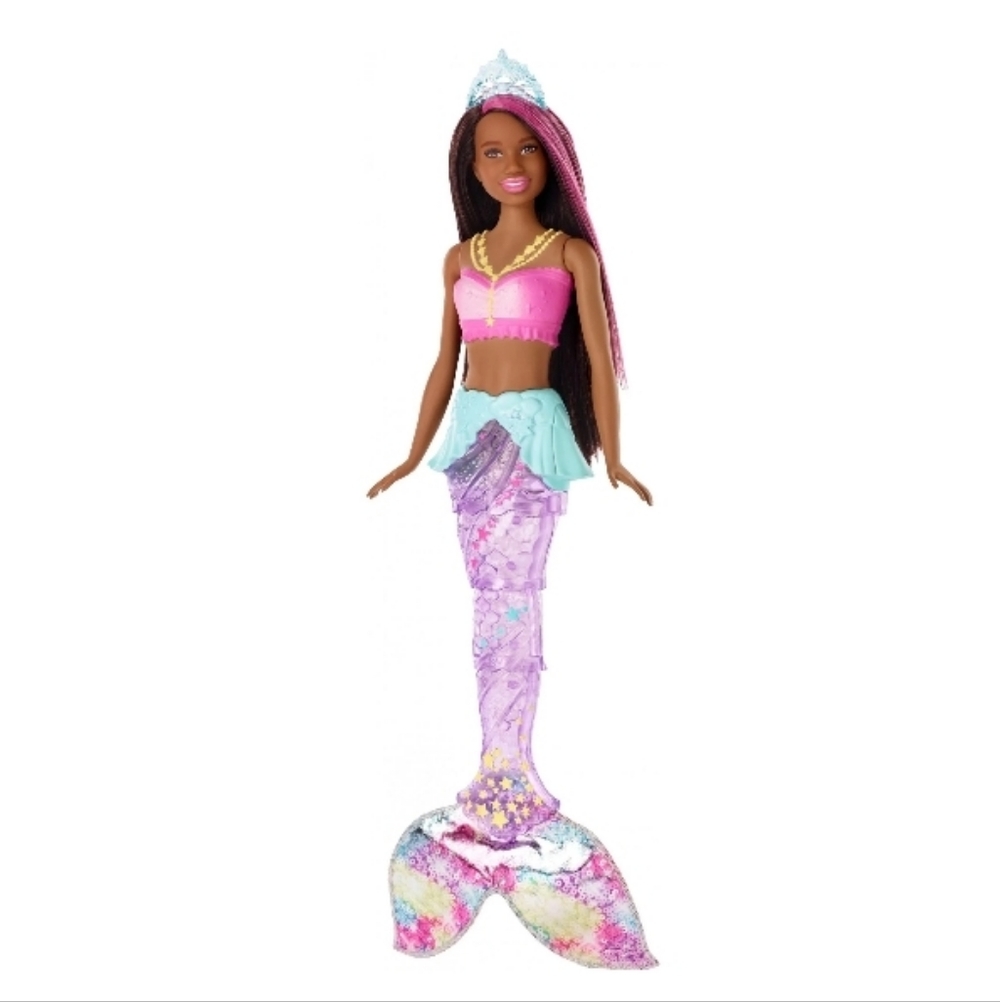 🎙●Barbie Dreamtopia Mermaid Doll with Pink and Purple Tail